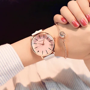 Полигональный циферблат, дизайнерские женские часы, роскошное модное платье, кварцевые часы Ulzzang, популярные брендовые белые женские наручные часы с кожаным ремешком