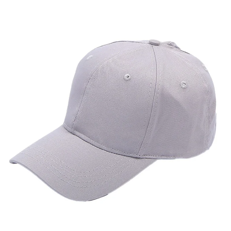 

2019 Outdoor ponytail sports cap solid color breathable sunshade sunscreen fabric comfortable 6 colors high quality cap