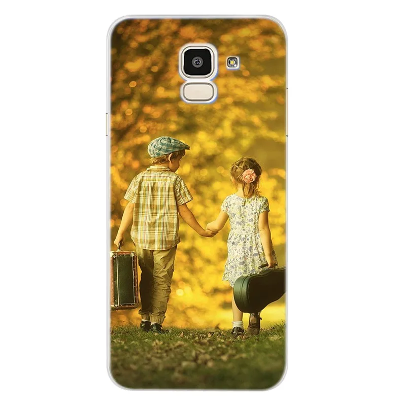 Case For Samsung Galaxy A30 A50 J1 J3 J4 J5 J6 J7 A3 A5 A7 A8 2016 2017 2018 Soft TPU Silicone Love Cover Funda D016 |