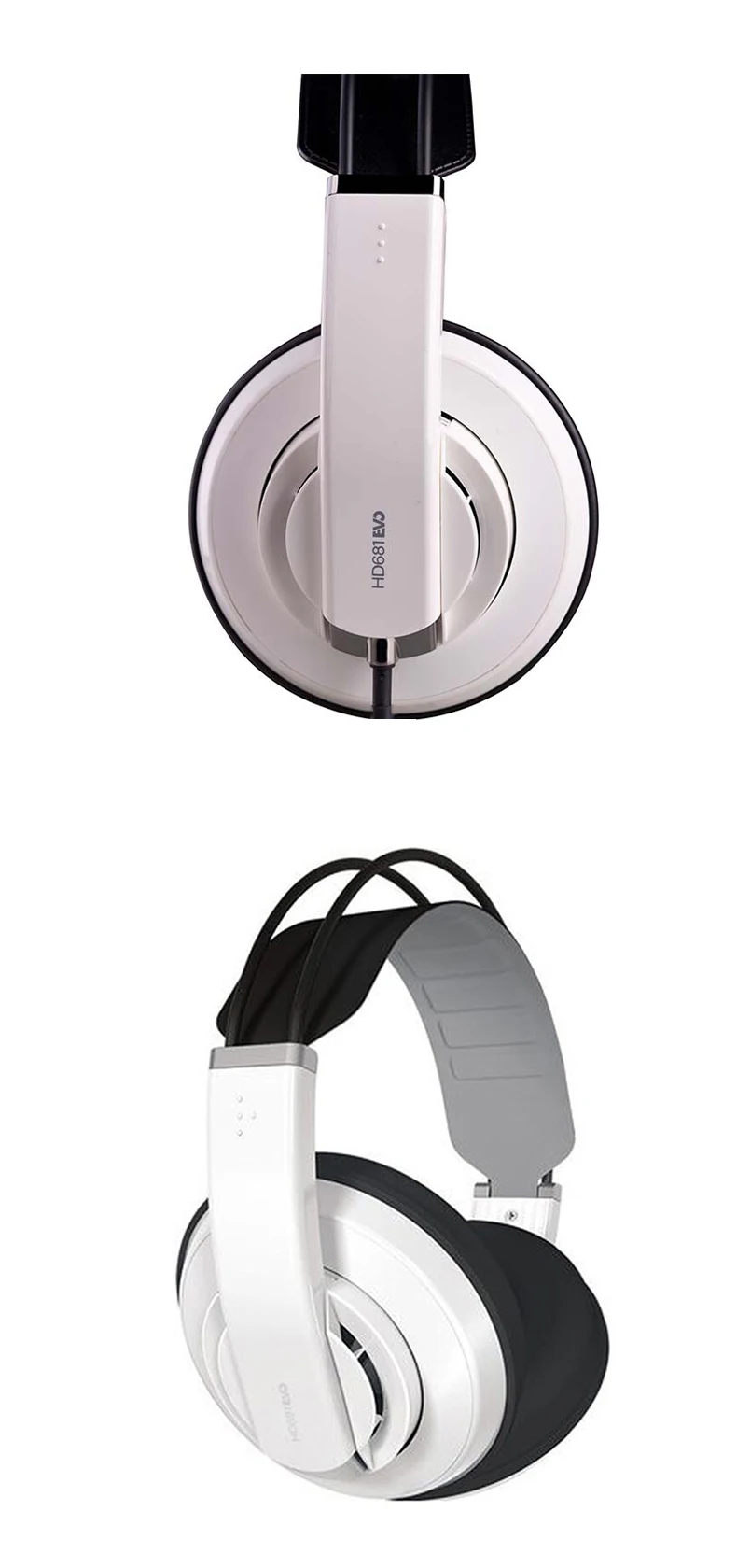 Superlux HD681 EVO динамический полуоткрытый аудио мониторинг наушников съемный аудио кабель HiFi стерео шумоизоляция гарнитура
