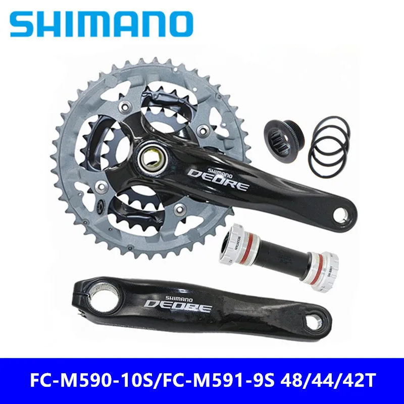 Новый оригинальный SHIMANO DEORE FC M590 10S/FC M591 9S Горный/велосипед для путешествий полые