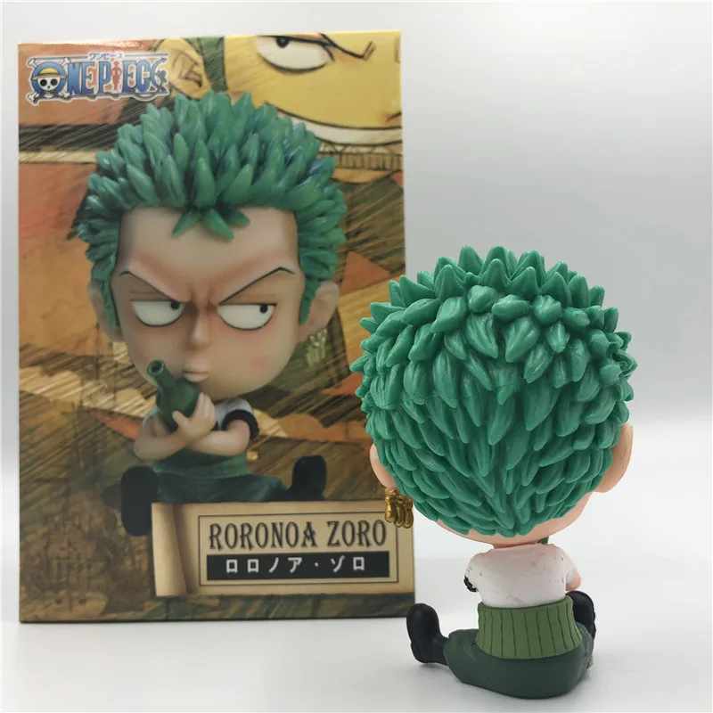 Ророноа Зоро бутылка обнимающая детство Q Сидящая Ver. ПВХ фигурки Luffy Ace прекрасные
