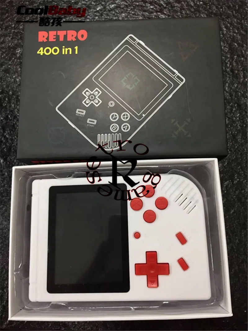 DHL Coolboy ретро мини 2 портативная игровая консоль эмулятор Встроенный 400 игр