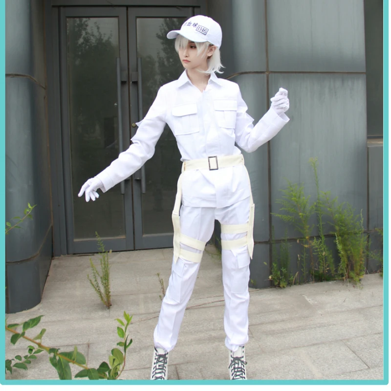 

Anime Cells at Work! Cosplay Costumes leukocyte White Blood Cell Cosplay Uniform Costume Halloween Carnival Party WBC