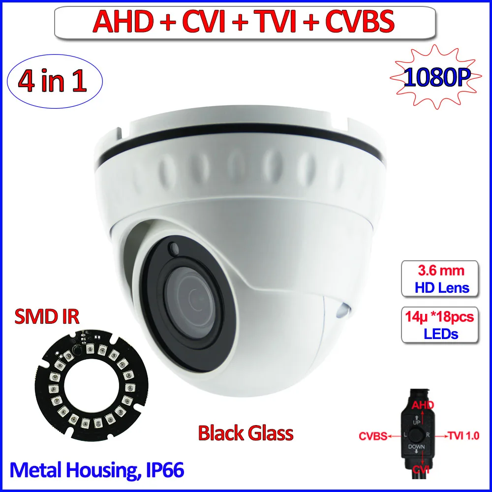 4in1 2.0MP 1080 P CVI TVI 960 H AHD мини камера Ночное видение 1MP 720 камеры CMOS видеонаблюдения OSD 2MP HD объектив UTC IR CUT WDR|720p ahd
