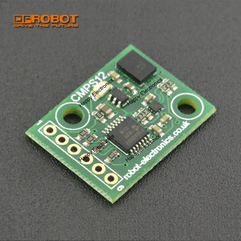 DFRobot компенсация наклона магнитный компас CMPS12 3 ~ 5 В BNO055 последовательных I2C с оси