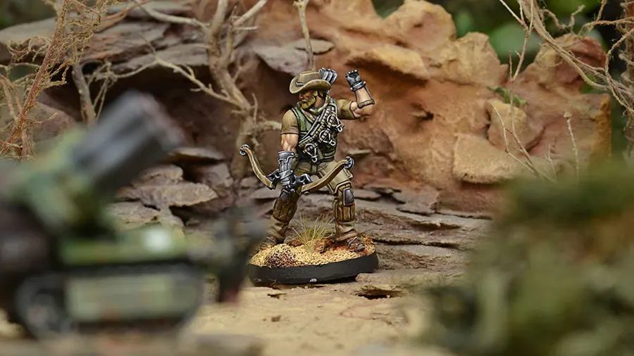 [Loong Way Miniatures] Corvus Belli Infinity 0534 HARDCASES 2 го неравномерного фронтиста 32 мм Металлические