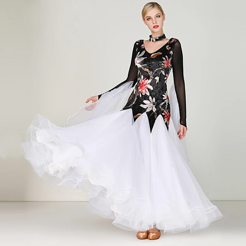 NEW MEI YU MY796 Modern Dance Costume Women Ladies Dancewear Waltzing Tango Dancing Dress Ballroom Evening Party | Тематическая