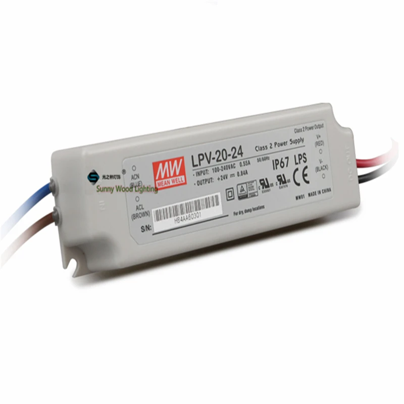 Класс 2 IP67 LPS вход 100 240 В переменного тока выходной источник питания 24 постоянного