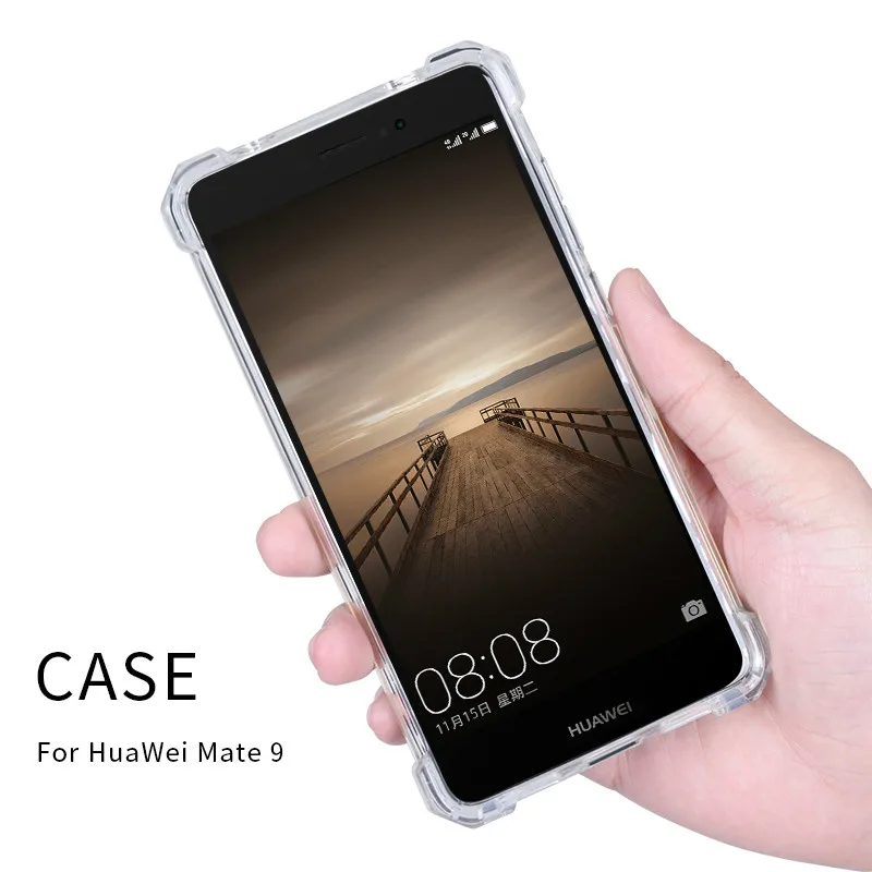 Чехол для Huawei P smart 2019 Mate 9 20 P10 P20 P30 P40 Pro Honor 9A 8X 9X 10 Lite Роскошный прозрачный