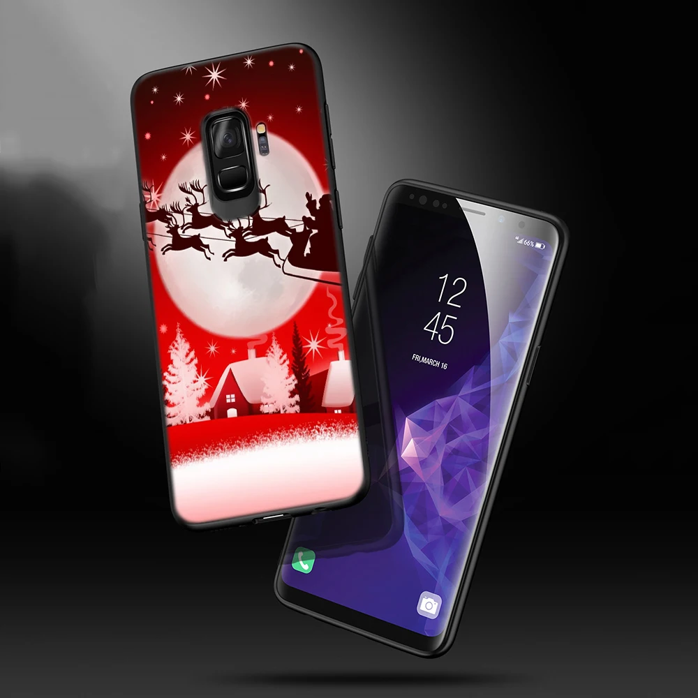 Мягкий ТПУ чехол для телефона Lavaza на Новый год и Рождество Samsung Galaxy A10 A30 A40 A50 A70 M10 M20