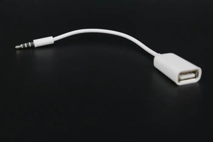 Горячая Распродажа новинка 3 5 мм штекер аудиоразъем AUX для USB 2 0 тип A Женский