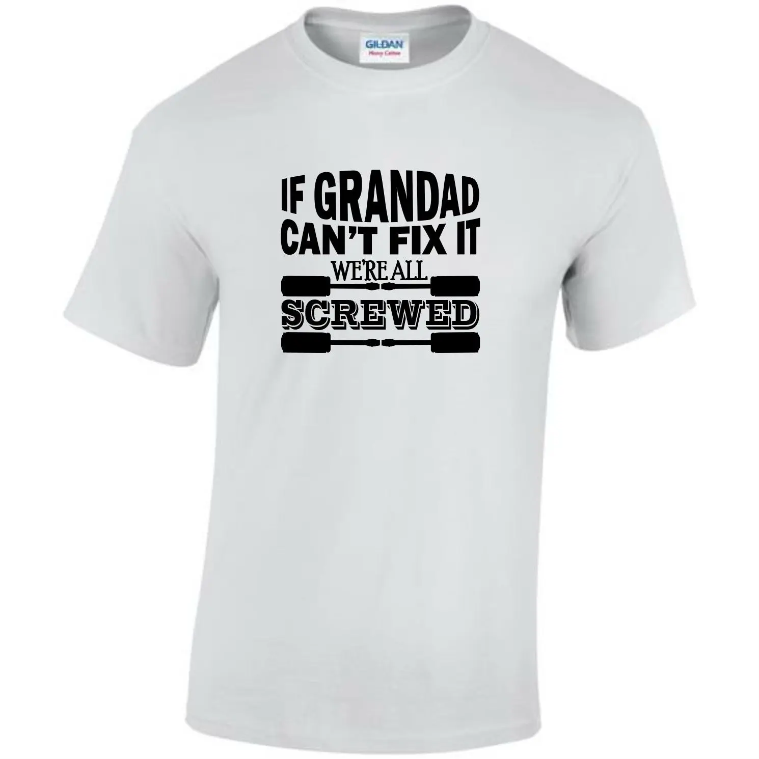 If Grandad't Fix It We're whold Funny t shirt Handyman Tools HammerMen'S летняя стильная модная мужская