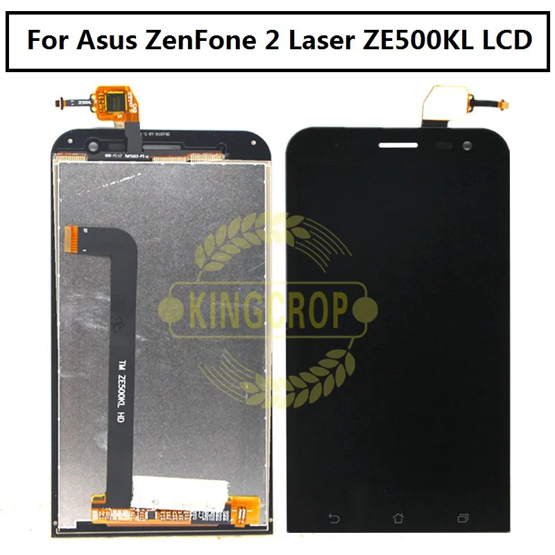 ЖК-дисплей с рамкой и дигитайзером сенсорного экрана в сборе для ASUS Zenfone 2 Laser ZE500KL