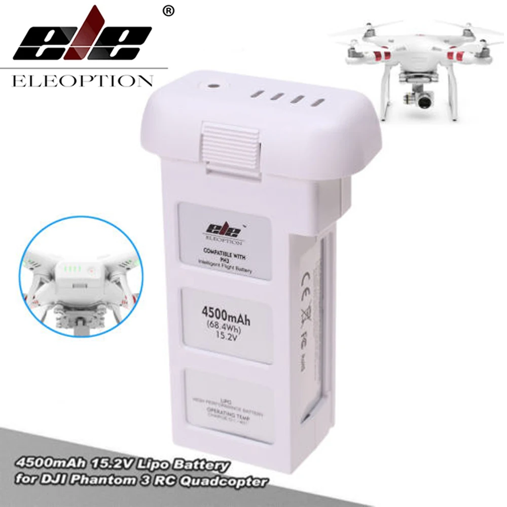 ELEOPTION 15 2 В 4500 мАч 4S Интеллектуальный полета Батарея для DJI Phantom 3 &amp Стандартный |