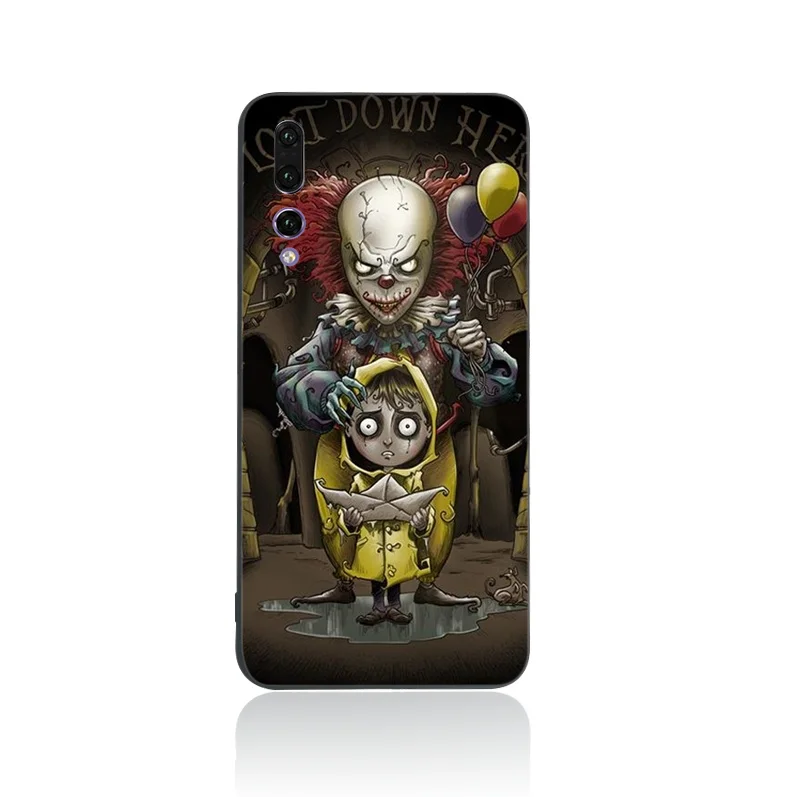 MaiYaCa IT Pennywise клоун ужас черный мягкий силиконовый чехол Чехлы для Huawei NOVA 3E NOVA2 2plus 2A