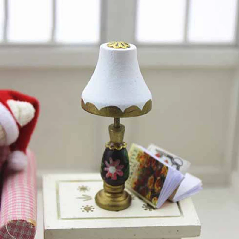 

1PC 1:12 Dollhouse Miniature Ceiling Lamp Dollhouse Furniture Toy Dolls House Lighting Toys Gifts For Children