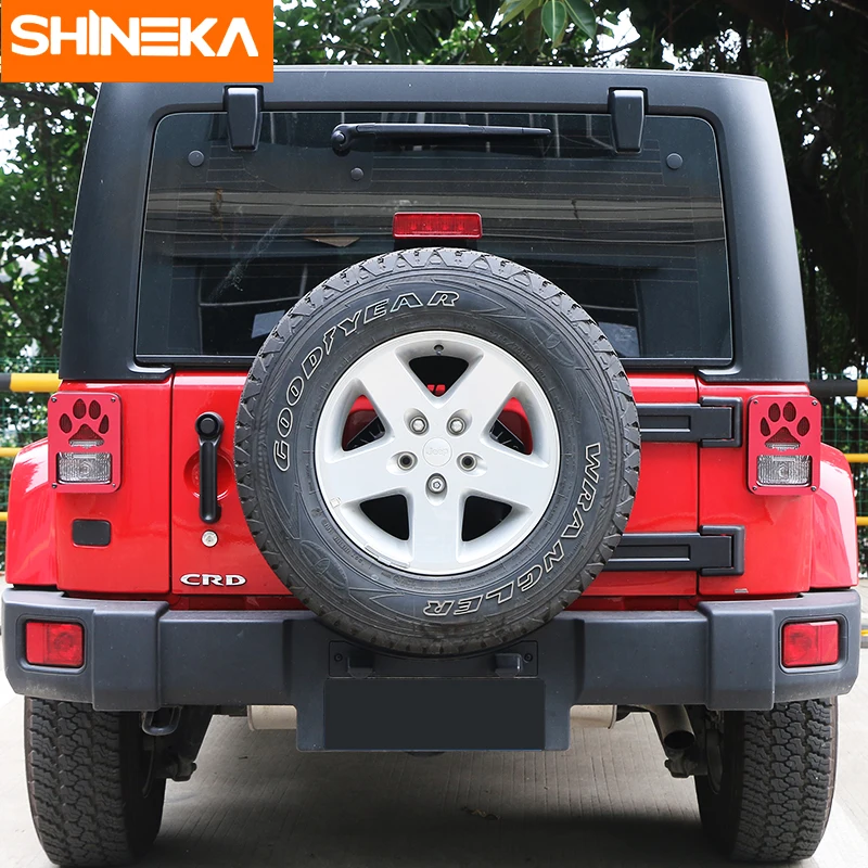 SHINEKA железная задняя фара защитная задсветильник стоп светильник для Jeep Wrangler JK 2007