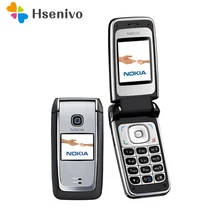 Nokia 6125 Refurbished-Original Unlocked Nokia 6125 Flip 1.8 GSM mobile phone 2G phone with  FM Radion  free shipping