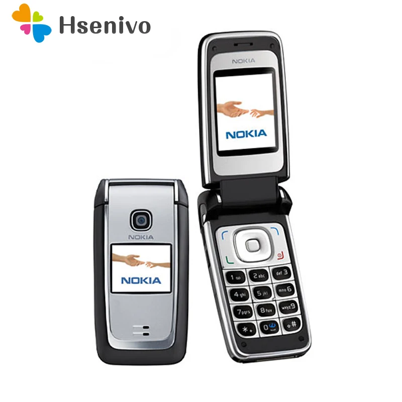 Nokia 6125 Восстановленный Оригинальный разблокированный Flip 1 8 'GSM мобильный
