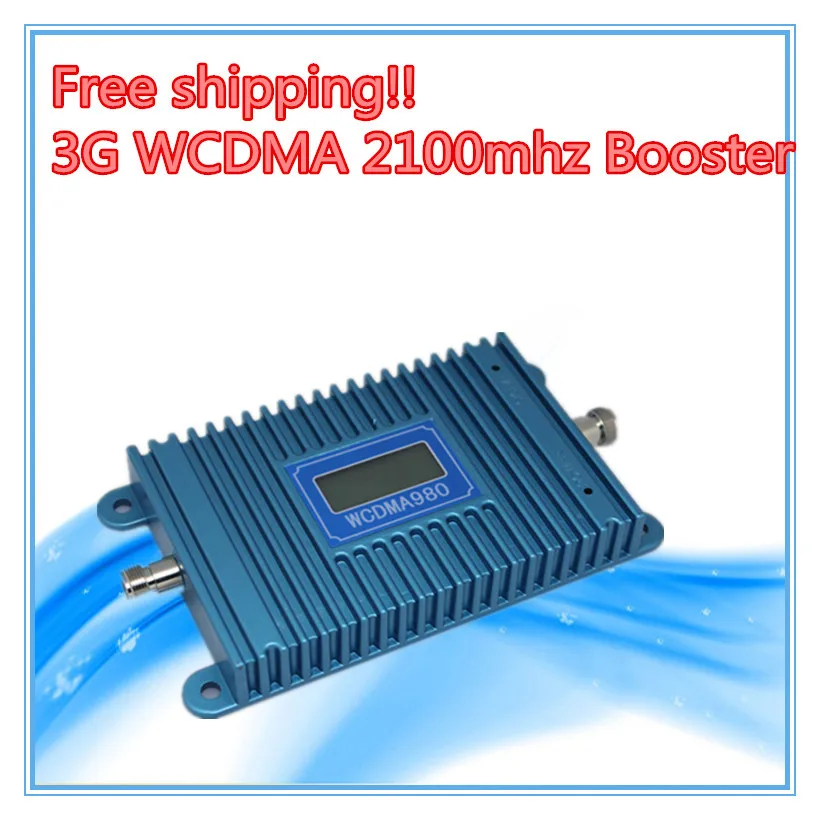 ЖК-дисплей! 2G 3G ретранслятор усилитель сигнала WCDMA Мобильный телефон 2100 МГц