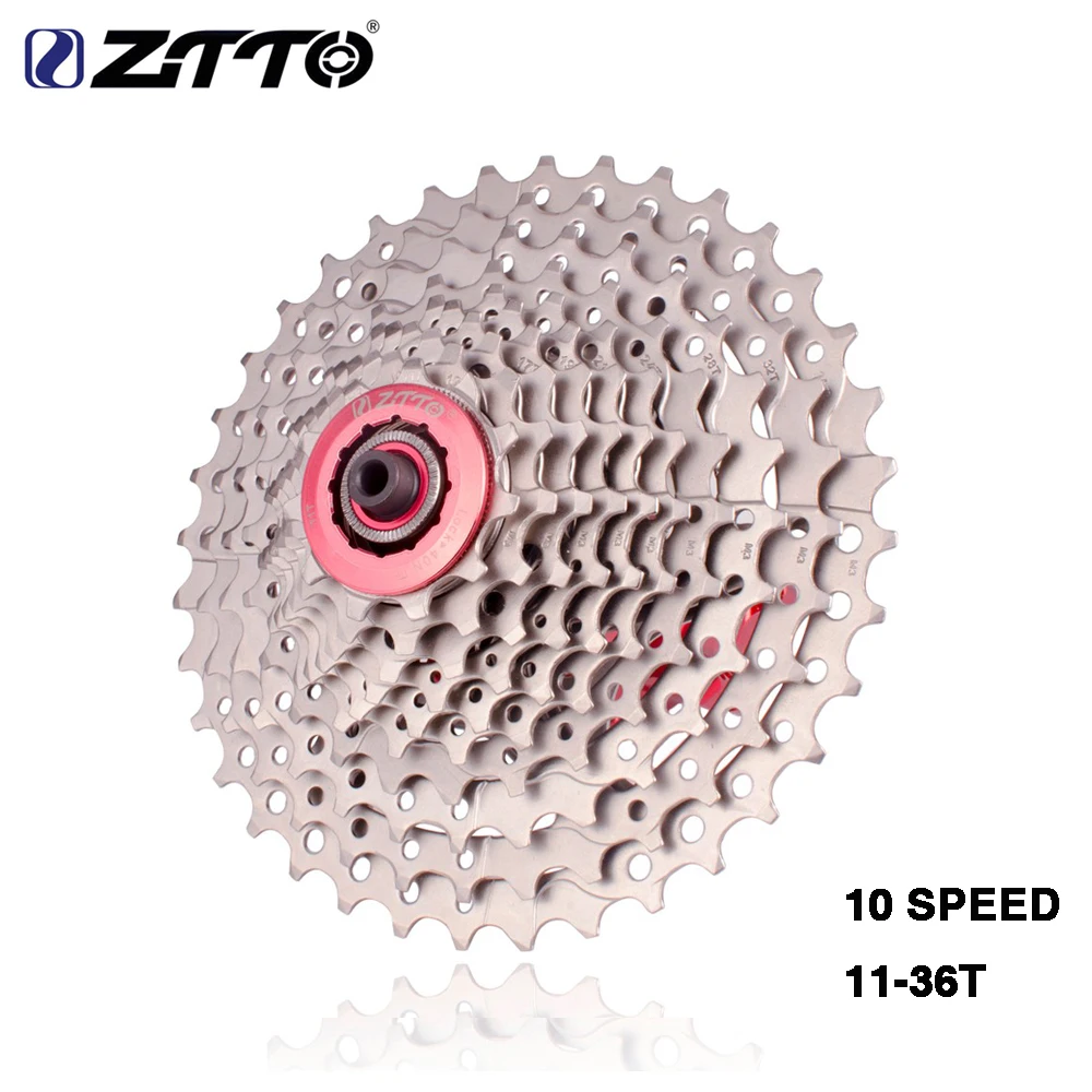 ZTTO MTB 10 s свободное колесо скоростей кассета 11 36T Серебристый Стальной маховик для