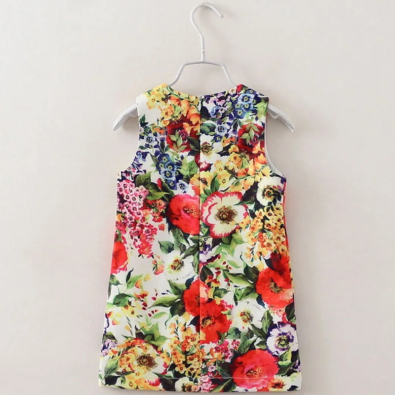 Vintage Flower Girls Dresses For Little Princesses A-Line Baby Girl Children Dress O Neck Toddler Clothing 8236 | Детская одежда и