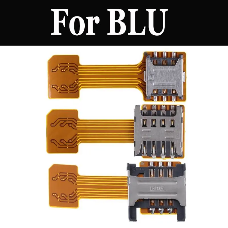 

Гибридный двойной адаптер Micro SD с двумя SIM-картами для BLU R1 HD Studio G HD LTE Life One X2 Vivo 5R Life One X2 Mini