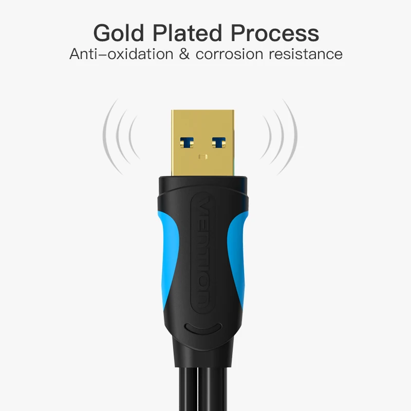 Vention Micro USB 3.0 Dual With Power Supply Cable Male to Super Speed 5Gbps Data Sync For HD Samsung Phone | Мобильные телефоны и