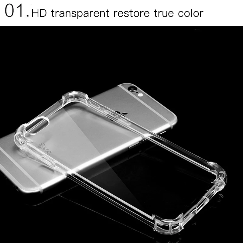 CASPTM анти-осенний чехол для телефона чехол для iPhone 7 8 6 6S Plus прозрачный мягкий чехол из ТПУ для iPhone X XS Max XR прозрачный чехол