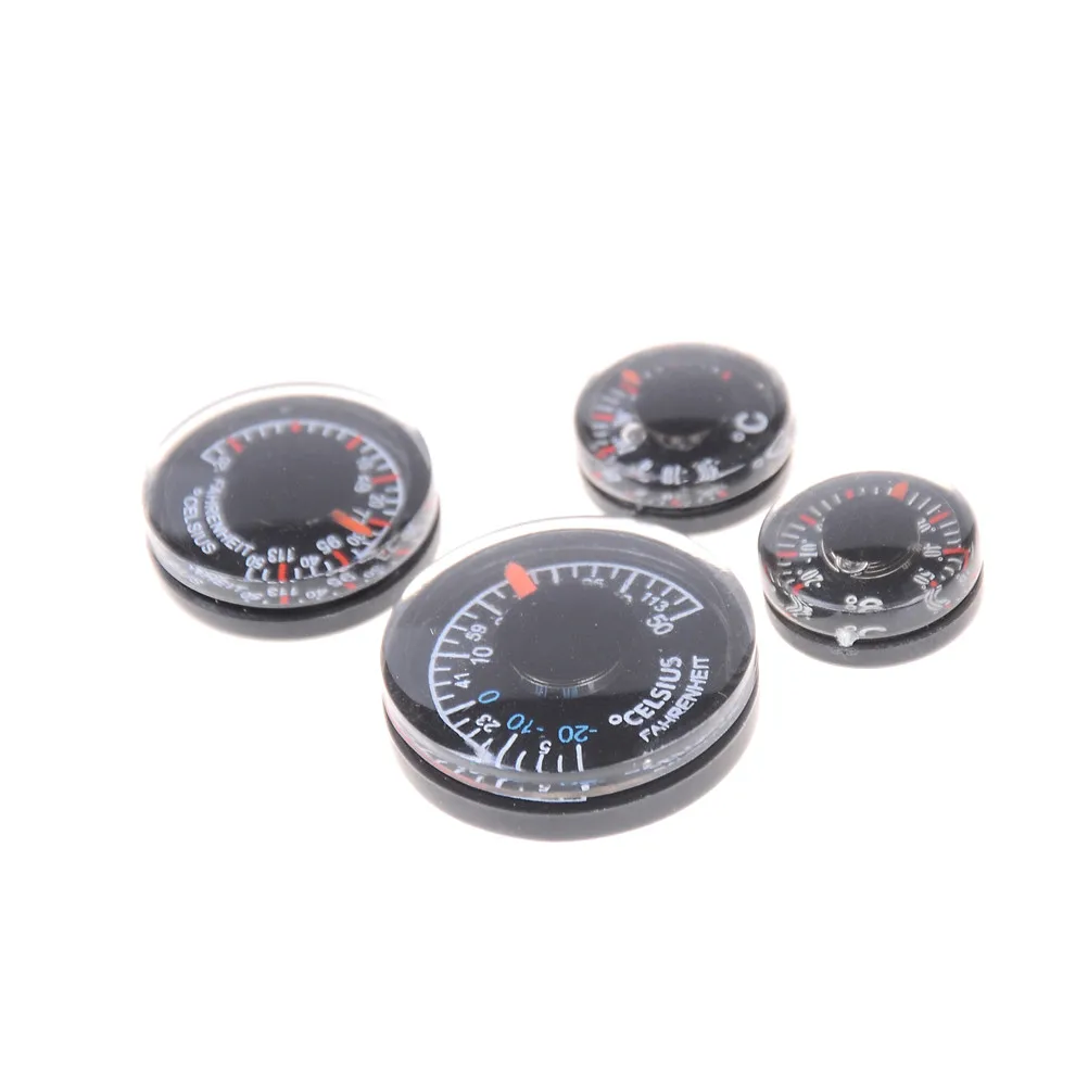 1 шт для изготовления круглых пластиковых мини термометр дух круговой термограф