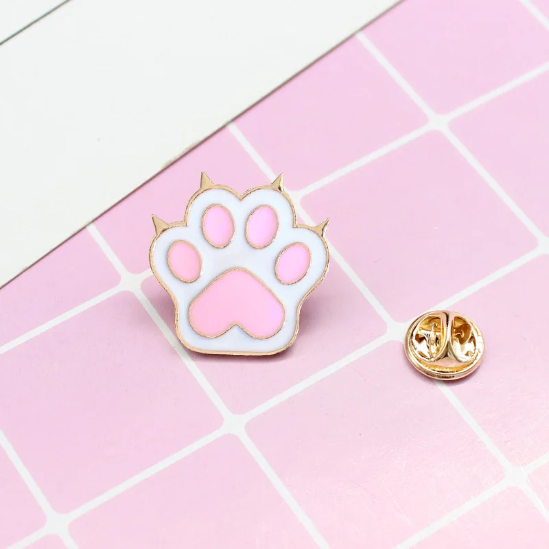 Брошь в виде собачьей лапы мультяшного кота булавки &quotСумка&quot | Украшения и
