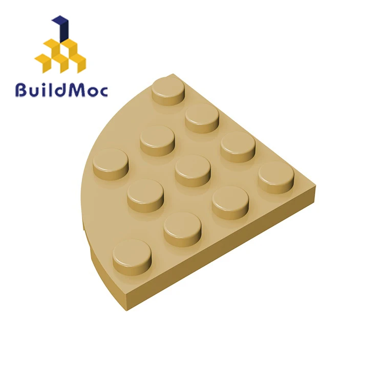 BuildMOC совместимые сборные частицы 30565 4x4 детали для строительных блоков DIY