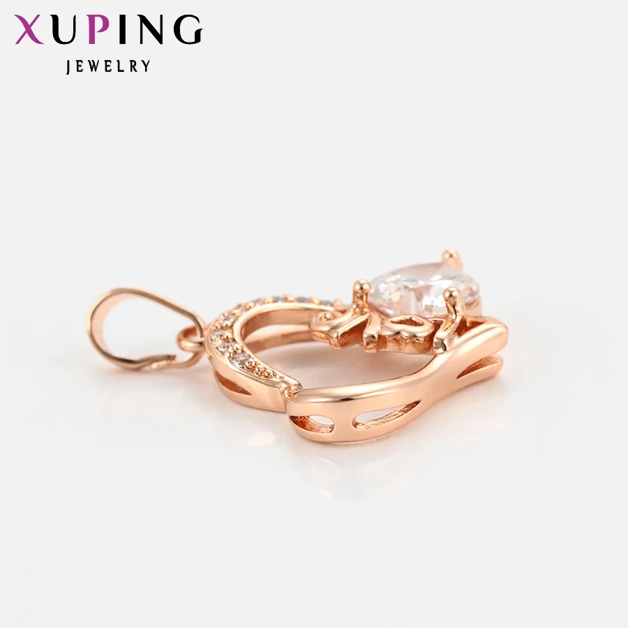 Xuping модное ожерелье с кулоном в форме сердца изысканная бижутерия для женщин