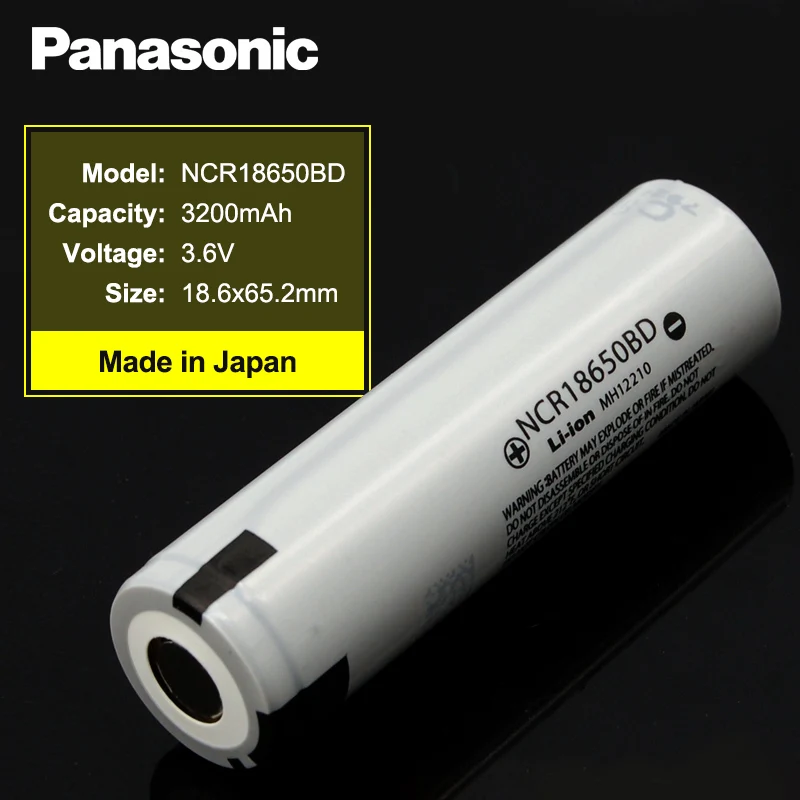 Литий-ионные аккумуляторы Panasonic 18650 3 7 В 3200 мА · ч литиевая батарея для внешний