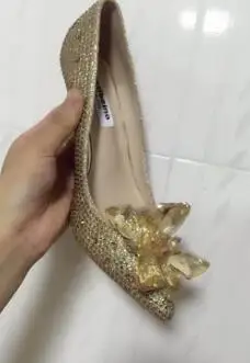 10cm red Туфли Золушки на высоком каблуке со стразами, женские туфли-лодочки с острым носком, женские свадебные туфли со стразами - Цвет: 10cm red