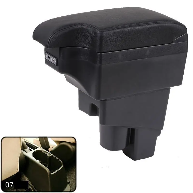 Decorative Automovil Upgraded Modification Accessories Automobile Accessory Auto Arm Rest Car Styling Armrest 07 FOR Honda Fit | Автомобили