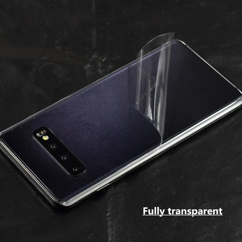 Прозрачная защитная пленка для samsung Galaxy S10/S10 Plus/S10E/S9/S9 Plus/S8 - Цвет: Fully transparent