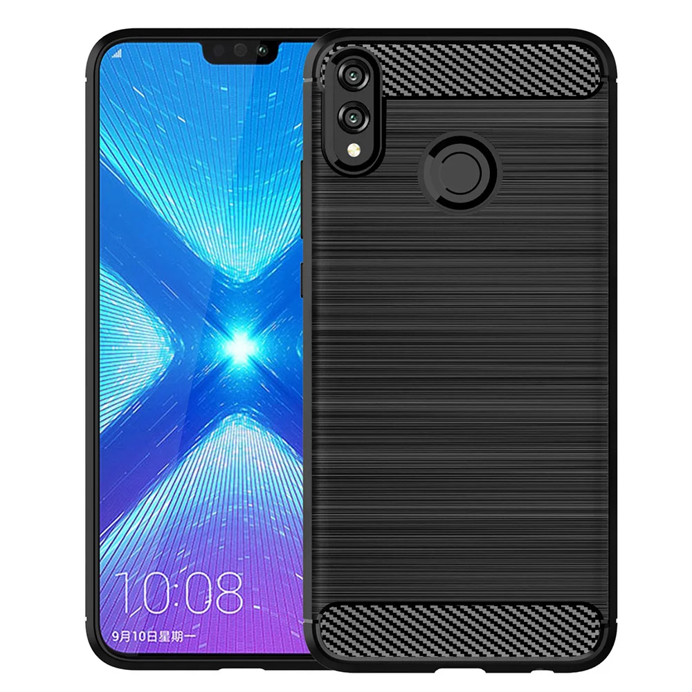 Для huawei Honor 8X Max играть 8A 9 10 lite 8C 8 7A Pro 7C 7X 6X 6A 6C чехол накладка из углеродного волокна для Honor V9 играть V10 V20 9i
