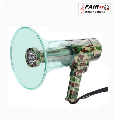 Уличный аварийный мегафон Громкая сигнализация с освещением водонепроницаемый