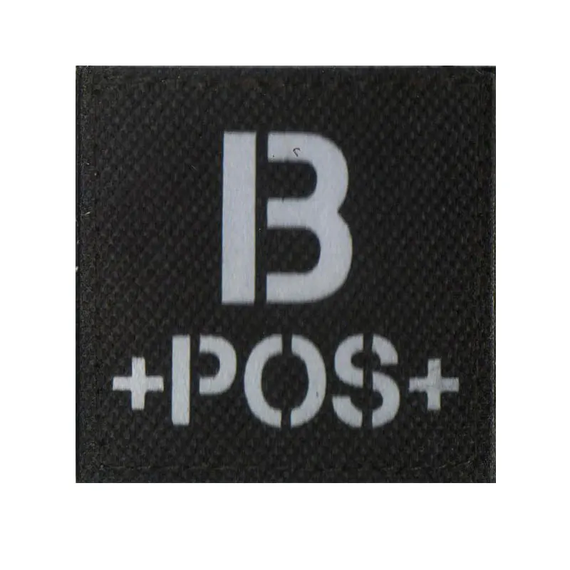 4pcs Military Blood Patches Embroidery Tactical Armband hook &amp loop Clothing Backpack Decoration Reflective Badge | Дом и сад