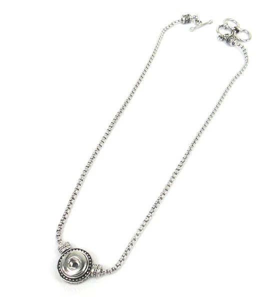 Бесплатная доставка 1 2 см Кнопка ожерелье с медной цепочкой Сделай Сам Модные