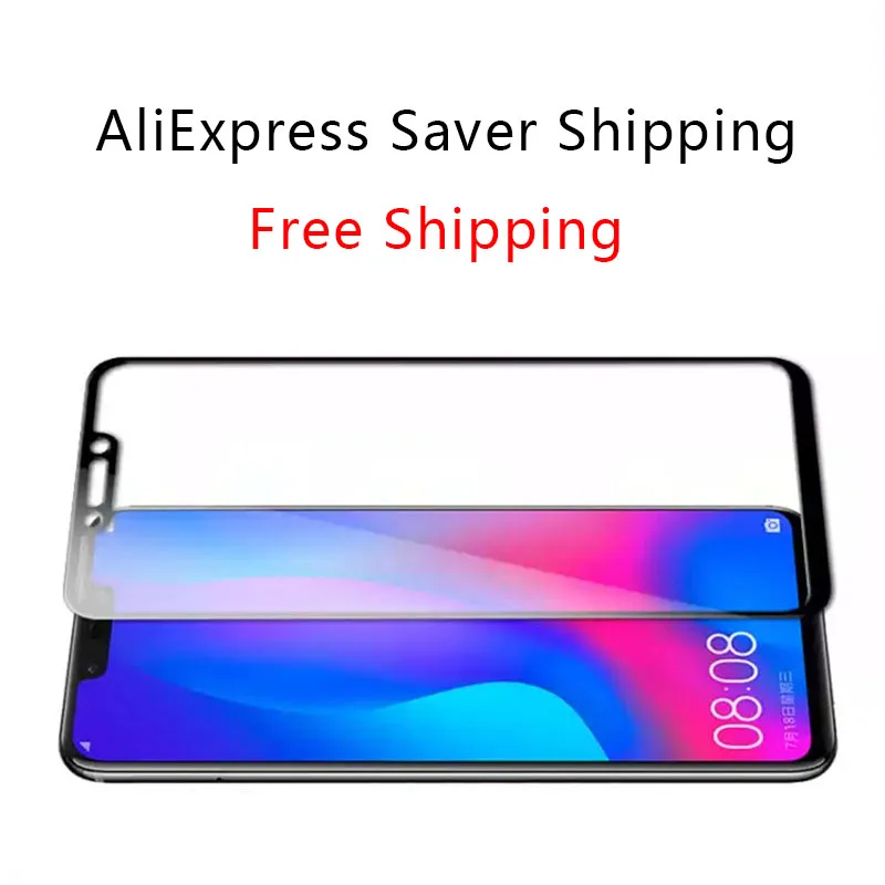 2 шт. закаленное стекло для Huawei P Smart Plus чехол полное покрытие Защитная пленка