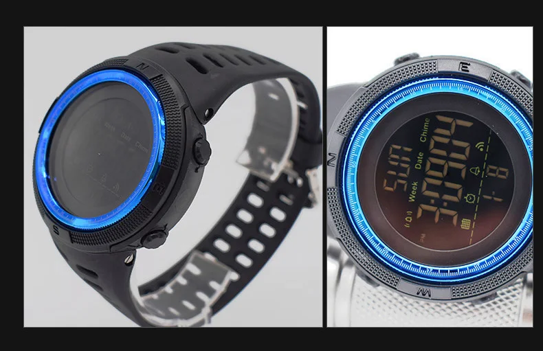 Xfcs водонепроницаемые наручные электронные автоматические часы для мужчин digitais