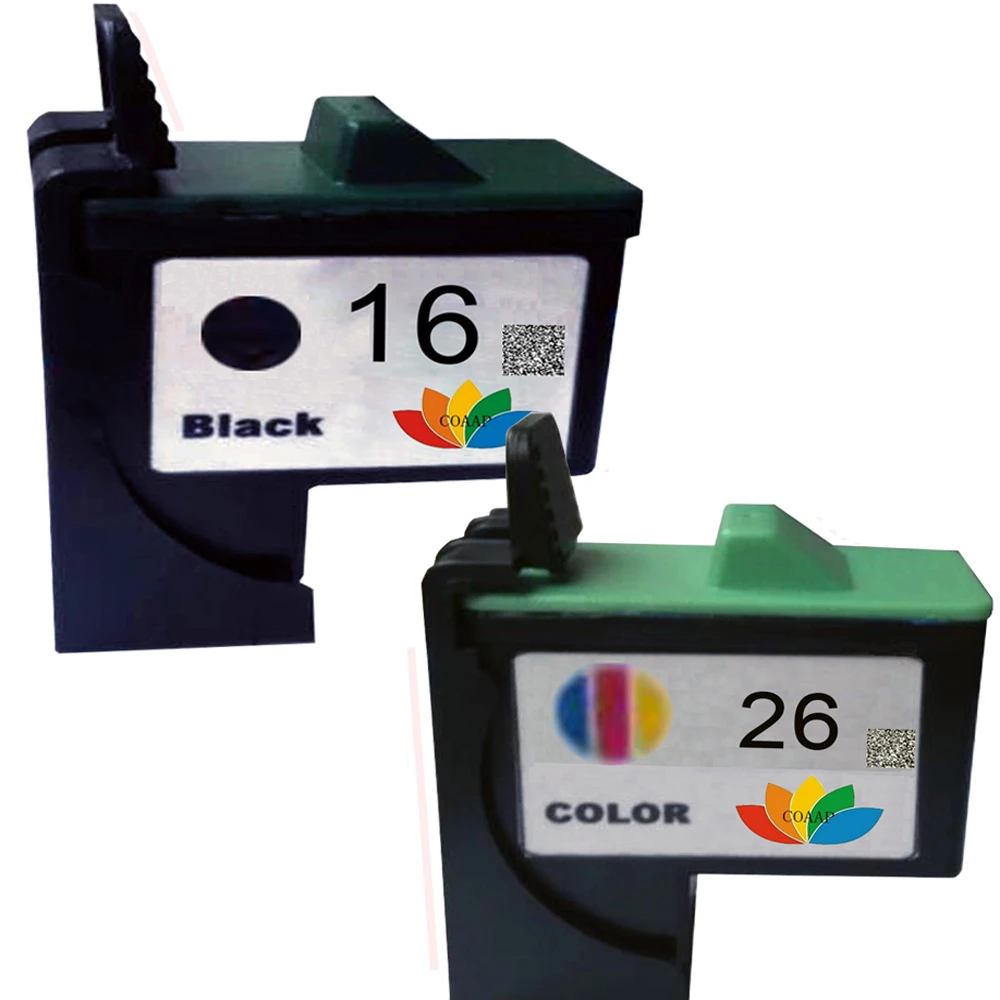 

2Pk совместимый с Lexmark 16 26 чернильный картридж i3 Z13 Z23 Z25 Z35 Z515 Z517 Z615 X75 X1100 X1150 X2250 принтер