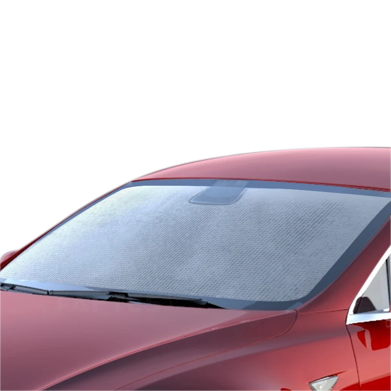 Car Heat Shield Windshield Sunshade Sun Visor Window Cover Silver For Tesla Model 3 | Автомобили и мотоциклы