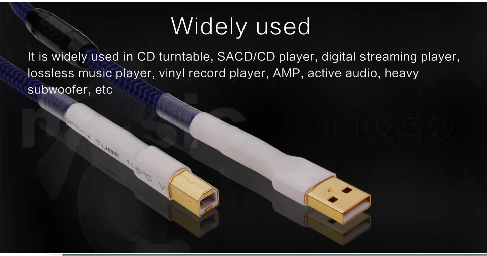 YYTCG Hifi USB кабель высокого качества тип А-тип в Hifi кабель для передачи данных для ЦАП