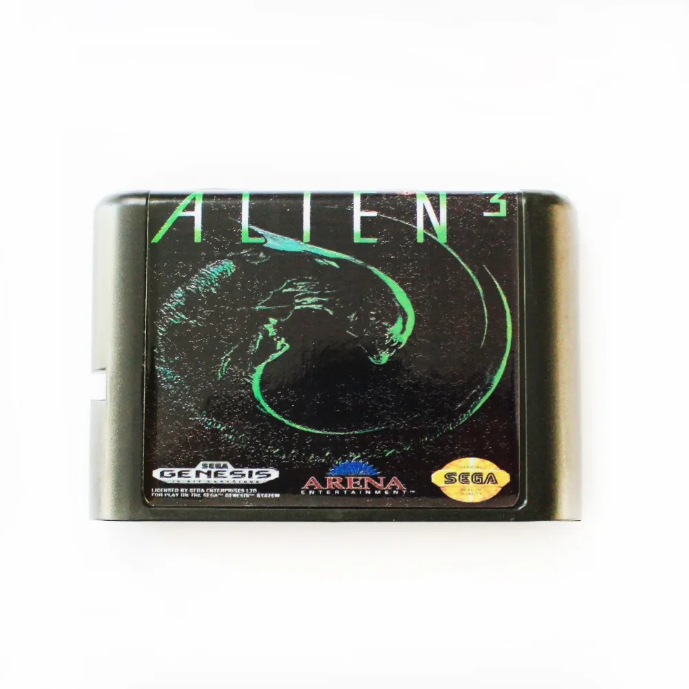 Alien 3 16 бит MD карточная игра для Sega игры SEGA Mega Drive Genesis|16 bit|md game16 bit md |
