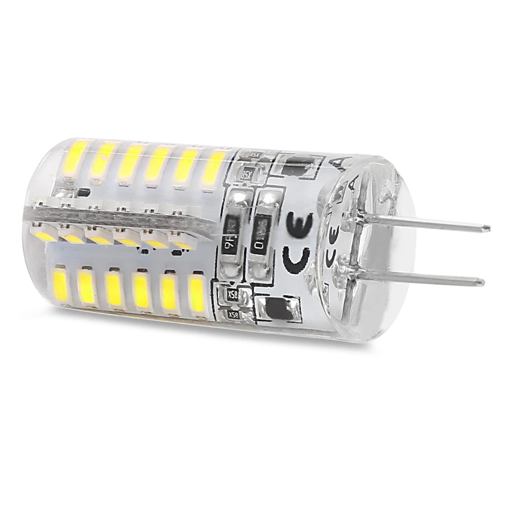 10 шт. энергосберегающие G4 DC12V 2 5 W SMD 3014 Светодиодные Диммируемые лампы с 48