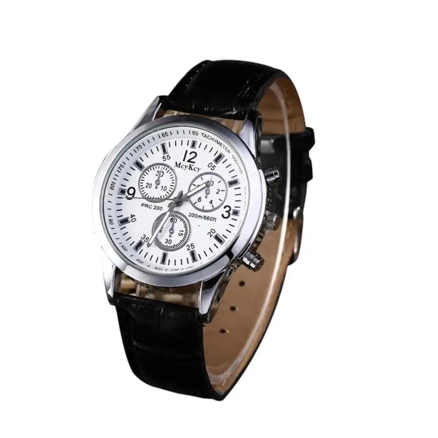 Женские повседневные hombres banda de cuero correa reloj de cuarzo analogico reloj NewV новые роскошные повседневные часы 18aug7